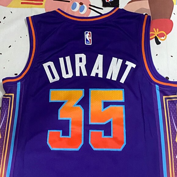 Phoenix Suns Purple Jersey Number Durant 35 - Picture 6 of 7